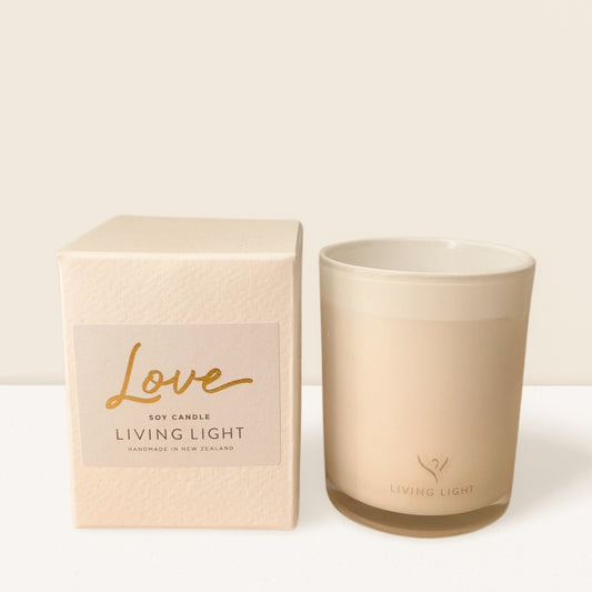 Love soy candle